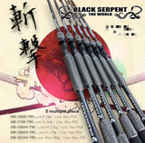 Dranckrazy Black Serpent The World Fishing Travel Rods (Spinning & Baitcast)