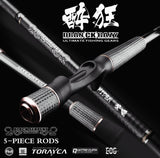 Dranckrazy Black Serpent The World Fishing Travel Rods (Spinning & Baitcast)