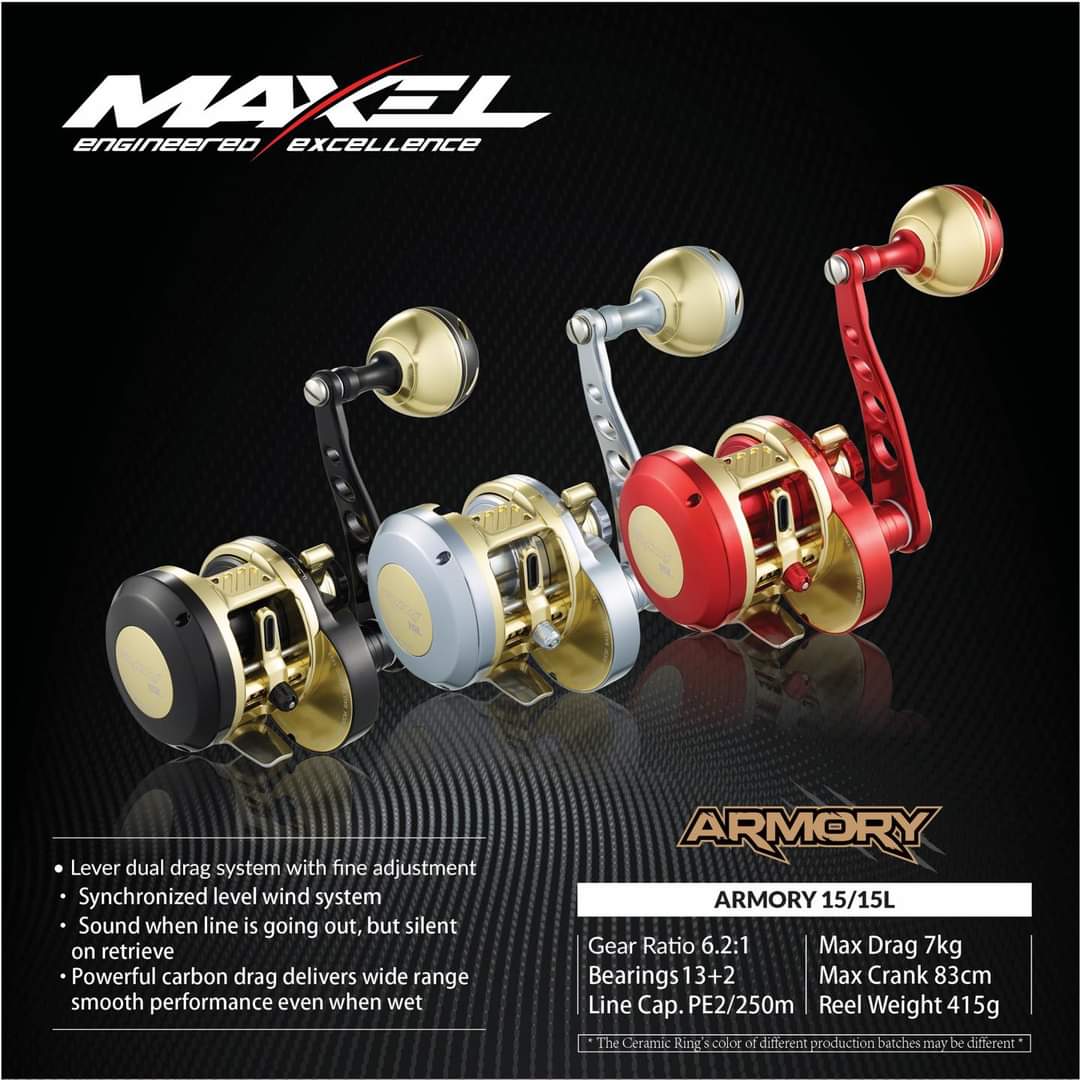Maxel Armory Series 2022 New Conventional Overhead Jigging Fishing