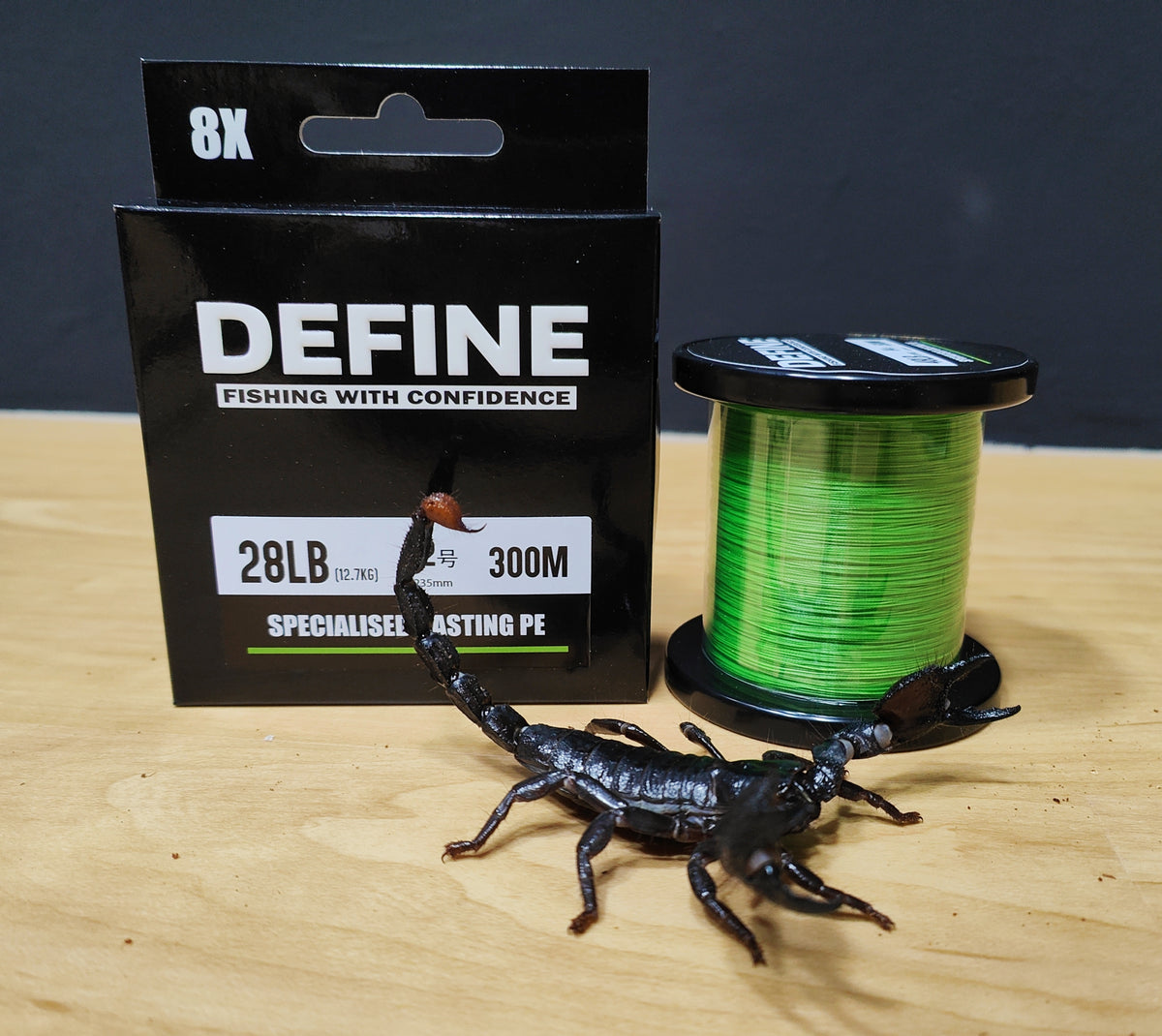 DEFINE SPECIALISED CASTING PE LINE X8 (BRAID FISHING LINE) (300M) –  REDTACKLE