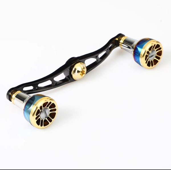 custom fishing reel knobs Heighten Gradient Fishing Reel Knob Full Custom Handle Set – REDTACKLE