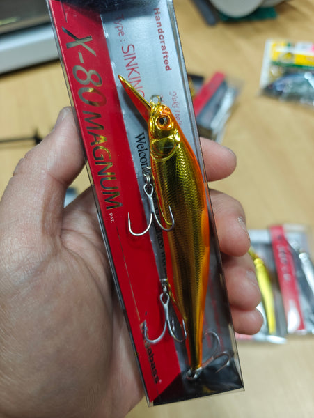 Megabass X-80 Magnum (Best Saltwater Minnow for Japan Seabass)