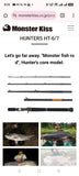 Monster Kiss Hunters Travel Fishing Rod HT-6/7 "Bushman"