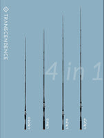 Transcendence Japan Late Bloomings 5.10+ GT-B (Four in one rod) Baitcast Travel Rod